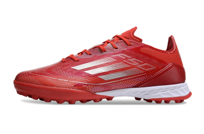 Adidas F50 Pro TF Low-Tops Soccer Shoes - Red/Silver/White