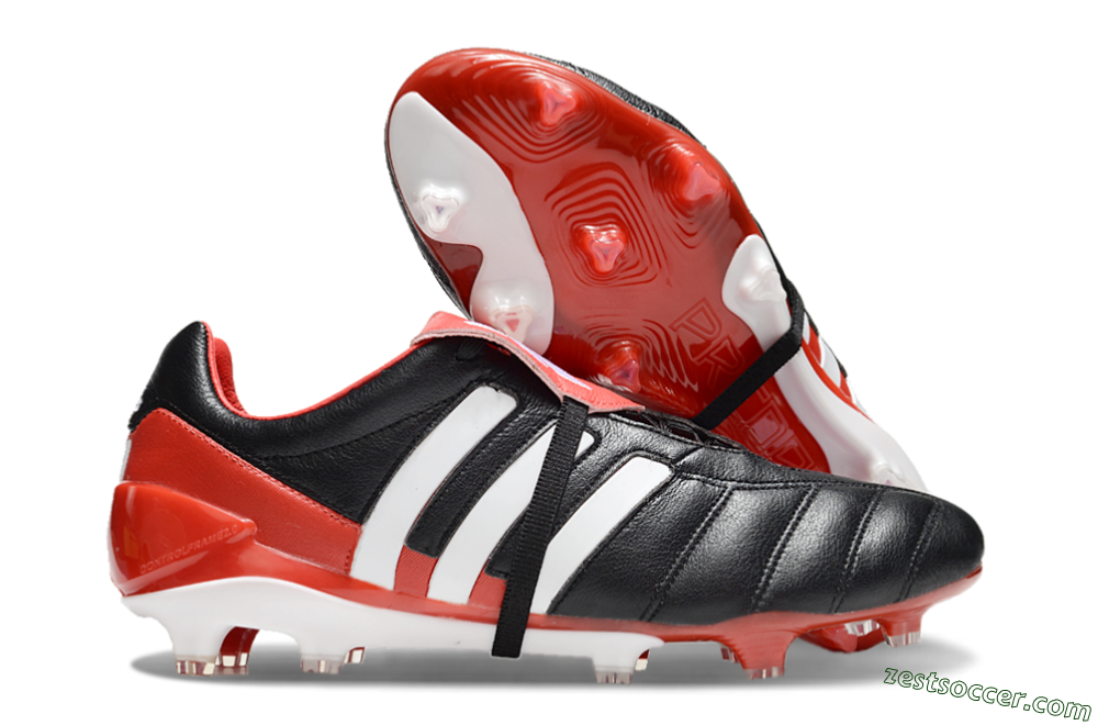 Adidas Predator Mutator Mania Tormentor FG Low-Tops Soccer Cleats - Black/White/Red 0