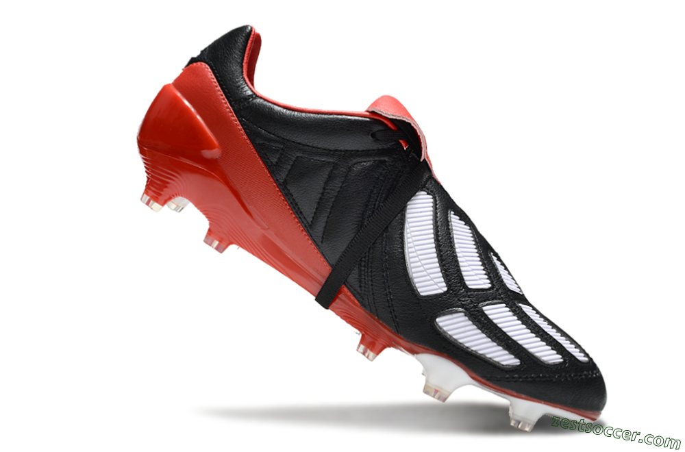 Adidas Predator Mutator Mania Tormentor FG Low-Tops Soccer Cleats - Black/White/Red 4