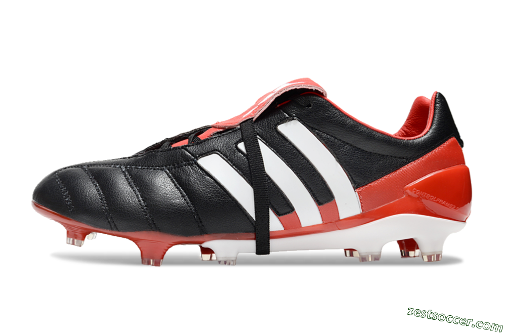 Adidas Predator Mutator Mania Tormentor FG Low-Tops Soccer Cleats - Black/White/Red 2