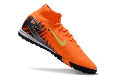 Nike Air Zoom Mercurial Superfly 10 Elite TF High-Tops Soccer Shoes - Red/Yellow/Black
