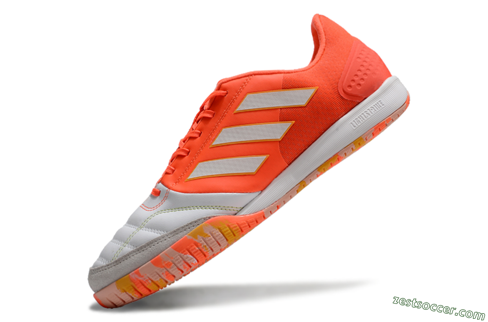 Adidas Top Sala Competition IC Low-Tops Soccer Shoes - White/Red/Yellow 5