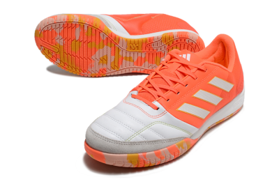 Adidas Top Sala Competition IC Low-Tops Soccer Shoes - White/Red/Yellow