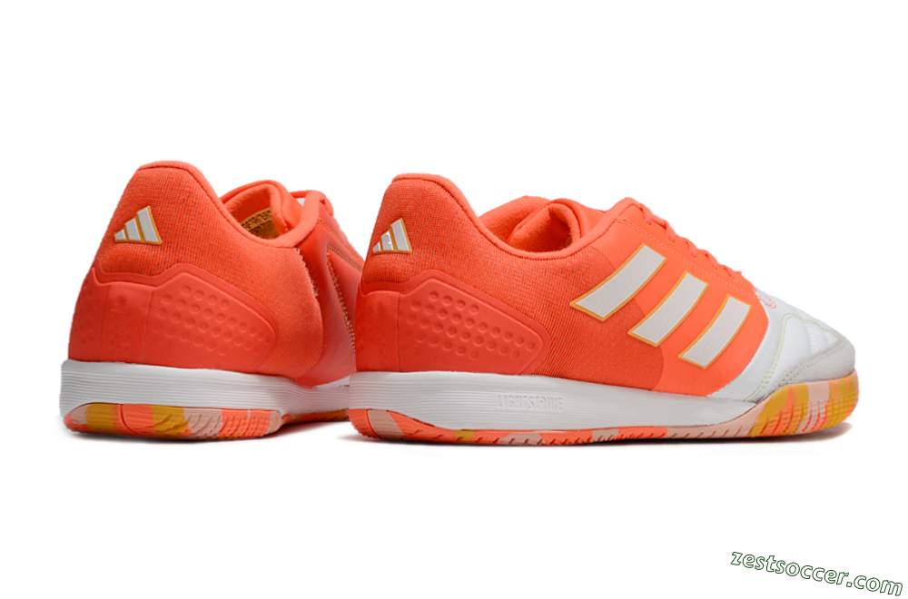 Adidas Top Sala Competition IC Low-Tops Soccer Shoes - White/Red/Yellow 6