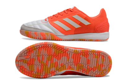 Adidas Top Sala Competition IC Low-Tops Soccer Shoes - White/Red/Yellow