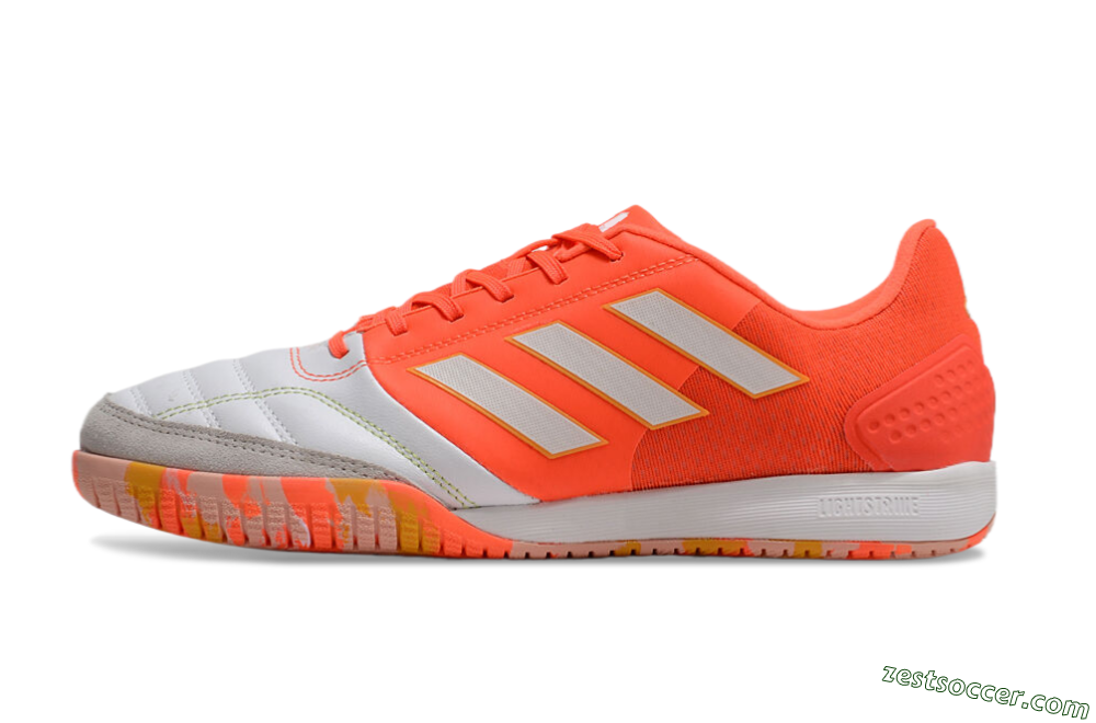 Adidas Top Sala Competition IC Low-Tops Soccer Shoes - White/Red/Yellow 2