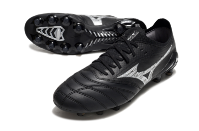 Mizuno Morelia Neo 4 FG Low-Tops Soccer Cleats - Black/White