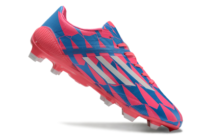 Adidas F50 Elite FG Low-Tops Soccer Cleats - Blue/Red/Silver