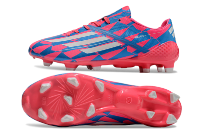Adidas F50 Elite FG Low-Tops Soccer Cleats - Blue/Red/Silver
