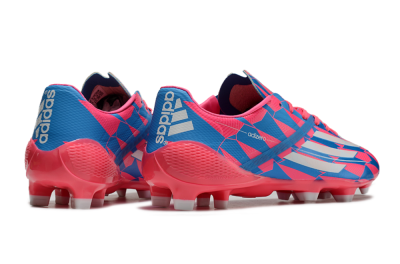 Adidas F50 Elite FG Low-Tops Soccer Cleats - Blue/Red/Silver