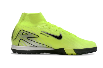Nike Air Zoom Mercurial Superfly 10 Elite TF High-Tops Soccer Shoes - Yellow/Black/Silver