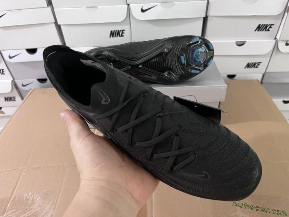 Nike Phantom Luna Elite NU FG Low-Tops Soccer Cleats - Black/Blue