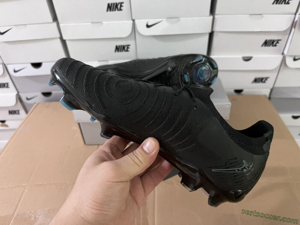 Nike Phantom Luna Elite NU FG Low-Tops Soccer Cleats - Black/Blue