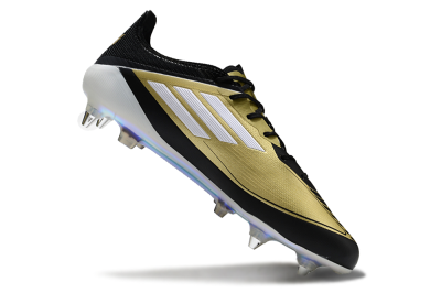 Adidas F50 Elite SG Low-Tops Soccer Cleats - Gold/White/Black