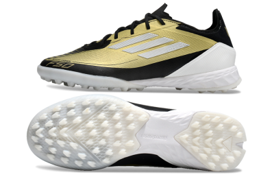 Adidas F50 Pro TF Low-Tops Soccer Shoes - Gold/White/Black