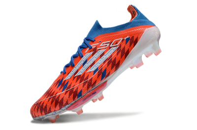 Adidas F50+ Lightstrike Elite FG Low-Tops Soccer Cleats - Red/Blue/White
