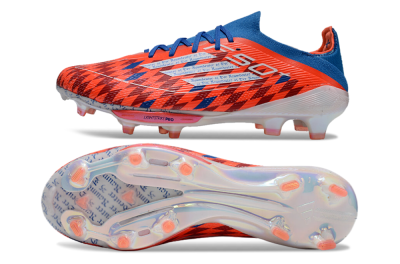Adidas F50+ Lightstrike Elite FG Low-Tops Soccer Cleats - Red/Blue/White