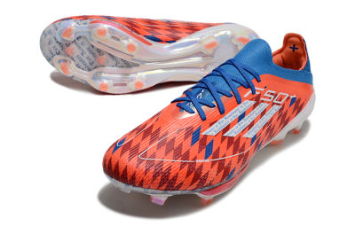 Adidas F50+ Lightstrike Elite FG Low-Tops Soccer Cleats - Red/Blue/White