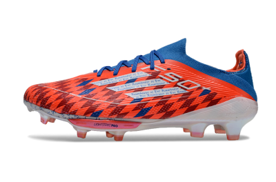 Adidas F50+ Lightstrike Elite FG Low-Tops Soccer Cleats - Red/Blue/White