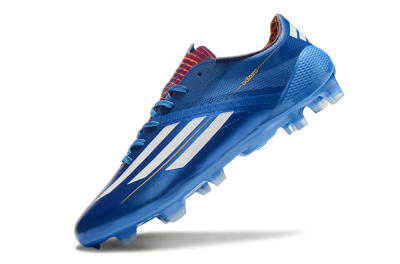 Adidas F50 Adizero Elite FG Low-Tops Soccer Cleats - Blue/White/Red