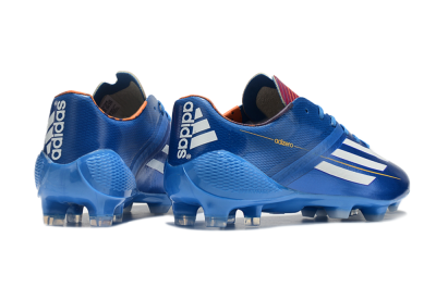 Adidas F50 Adizero Elite FG Low-Tops Soccer Cleats - Blue/White/Red