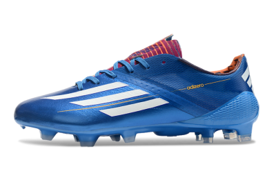 Adidas F50 Adizero Elite FG Low-Tops Soccer Cleats - Blue/White/Red