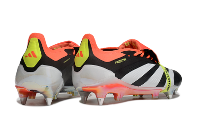 Adidas Predator Elite Foldover Tongue SG Low-Tops Soccer Cleats - Black/White/Red