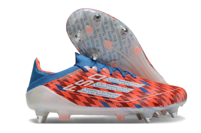 Adidas F50 Elite SG Low-Tops Soccer Cleats - Red/Blue/White