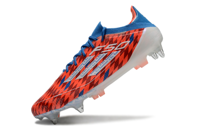 Adidas F50 Elite SG Low-Tops Soccer Cleats - Red/Blue/White