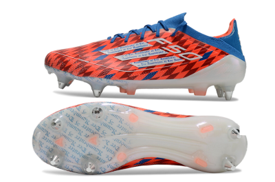 Adidas F50 Elite SG Low-Tops Soccer Cleats - Red/Blue/White