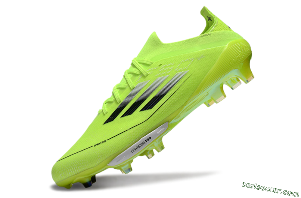 Adidas F50 Lightstrike Elite SG Low-Tops Soccer Cleats - Yellow/Black/White 5
