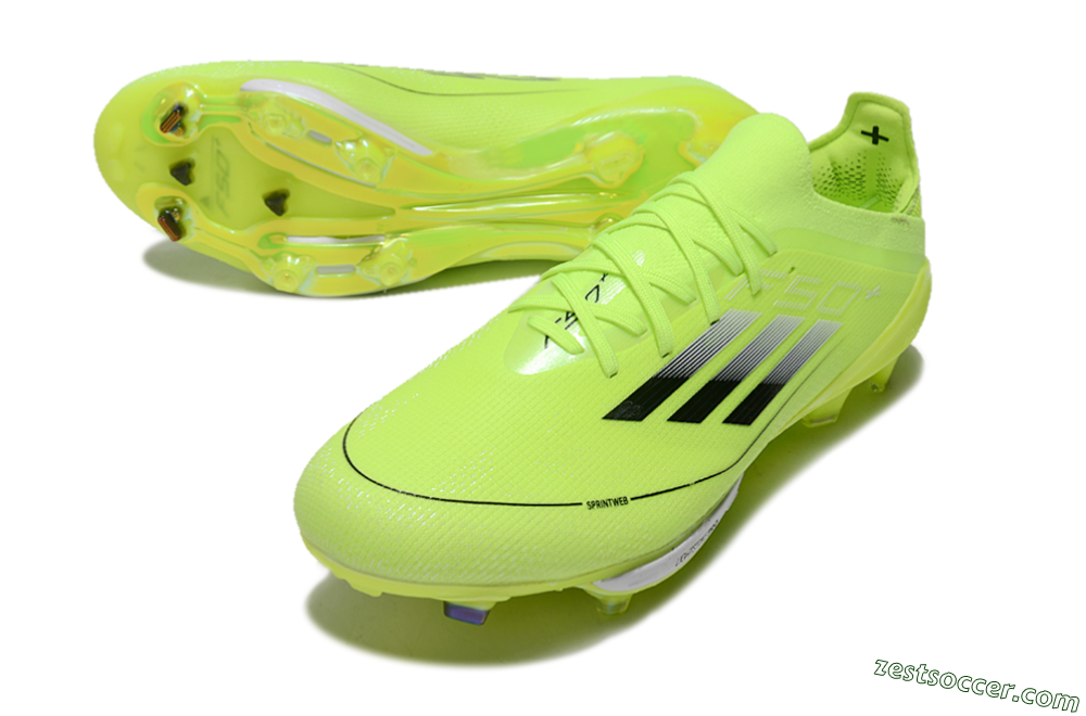 Adidas F50 Lightstrike Elite SG Low-Tops Soccer Cleats - Yellow/Black/White 3