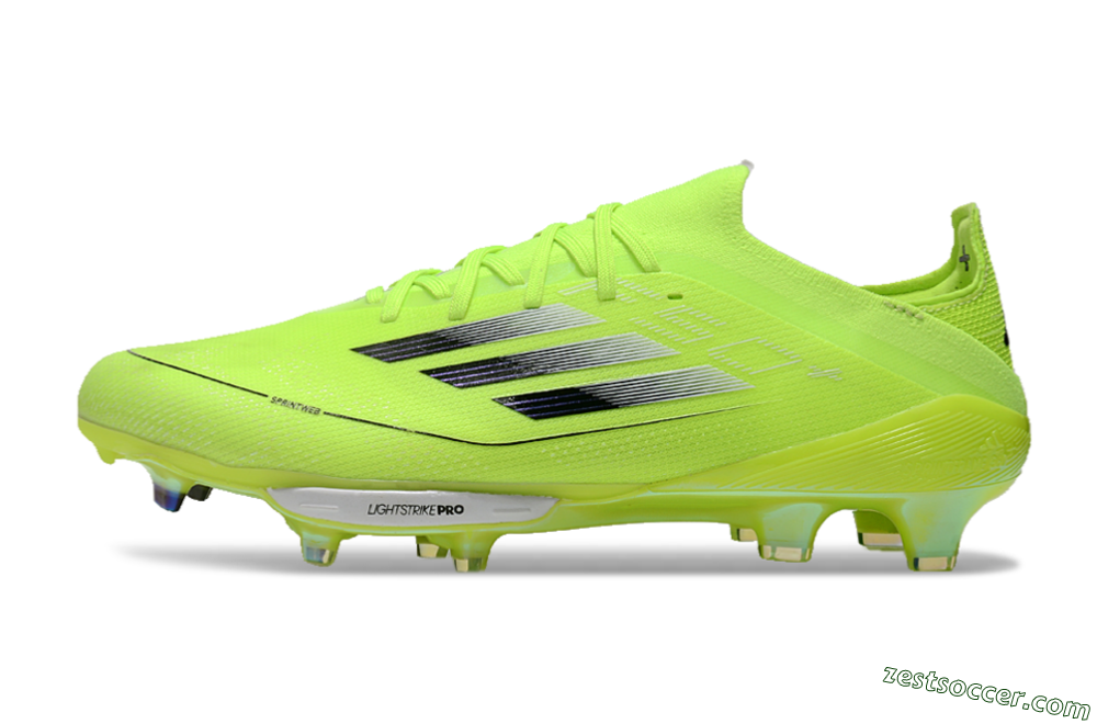 Adidas F50 Lightstrike Elite SG Low-Tops Soccer Cleats - Yellow/Black/White 2