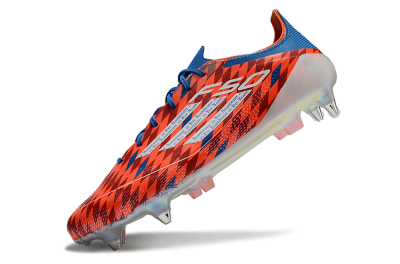Adidas F50 Elite SG Low-Tops Soccer Cleats - Red/Blue/White