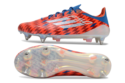 Adidas F50 Elite SG Low-Tops Soccer Cleats - Red/Blue/White