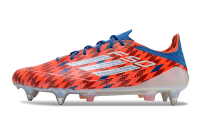 Adidas F50 Elite SG Low-Tops Soccer Cleats - Red/Blue/White