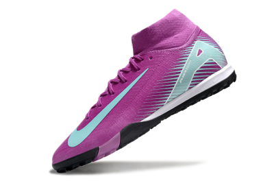 Nike Air Zoom Mercurial Superfly 10 Elite TF High-Tops Soccer Shoes - Red/Jade/White