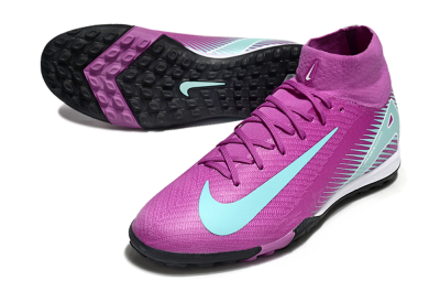 Nike Air Zoom Mercurial Superfly 10 Elite TF High-Tops Soccer Shoes - Red/Jade/White