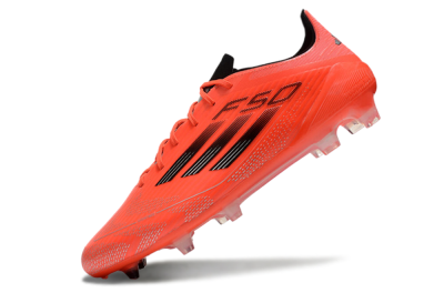 Adidas F50 Elite FG Low-Tops Soccer Cleats - Red/Black/Silver
