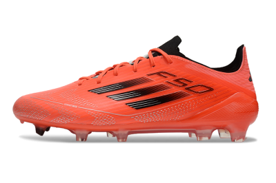 Adidas F50 Elite FG Low-Tops Soccer Cleats - Red/Black/Silver