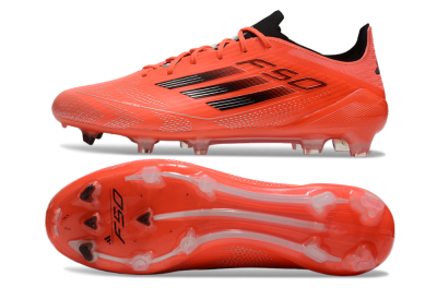 Adidas F50 Elite FG Low-Tops Soccer Cleats - Red/Black/Silver