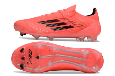 Adidas F50 Adizero FG Low-Tops Soccer Cleats - Red/Black
