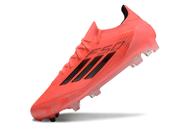 Adidas F50 Adizero FG Low-Tops Soccer Cleats - Red/Black