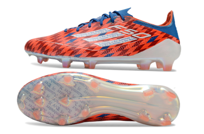 Adidas F50 Elite FG Low-Tops Soccer Cleats - Red/White/Blue