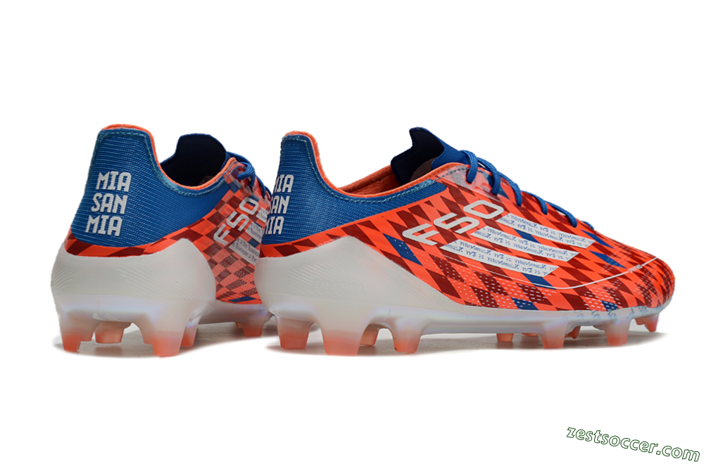 Adidas F50 Elite FG Low-Tops Soccer Cleats - Red/White/Blue 6