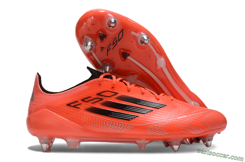 Adidas F50 Elite SG Low-Tops Soccer Cleats - Red/Black 0