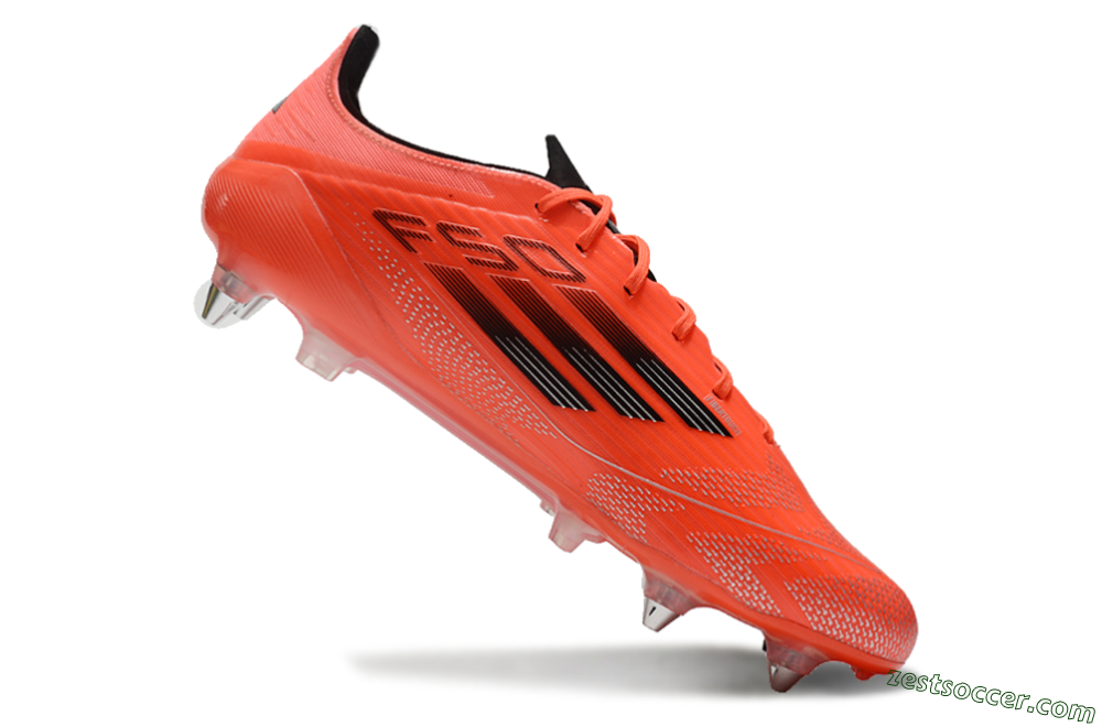 Adidas F50 Elite SG Low-Tops Soccer Cleats - Red/Black 4
