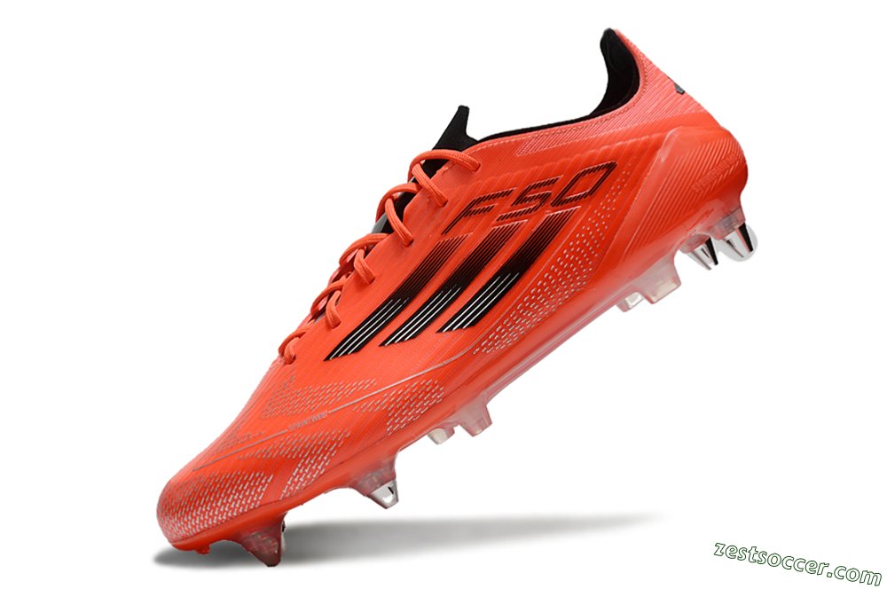 Adidas F50 Elite SG Low-Tops Soccer Cleats - Red/Black 5