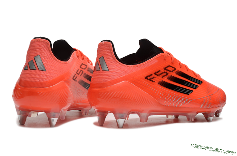 Adidas F50 Elite SG Low-Tops Soccer Cleats - Red/Black 6