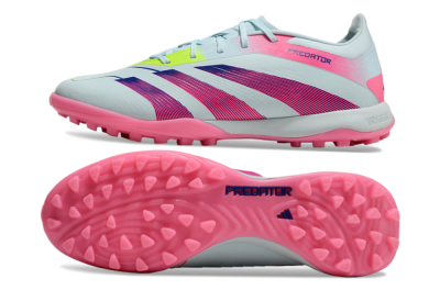 Adidas Predator 24 Elite TF Low-Tops Soccer Shoes - Jade/Pink/Yellow